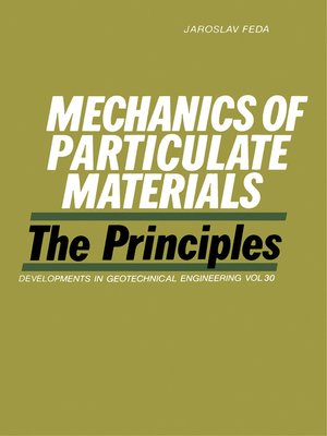 cover image of Mechanics of Particulate Materials
